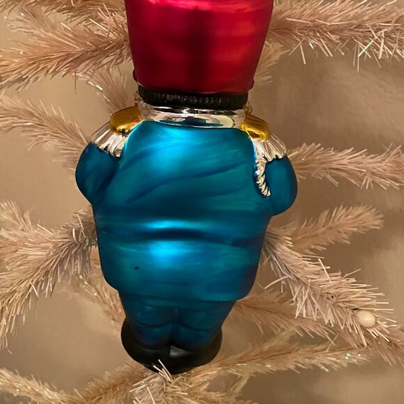 Vintage Department 56 Mercury Glass Soldier Holiday Christmas Ornament - Picture 5 of 5